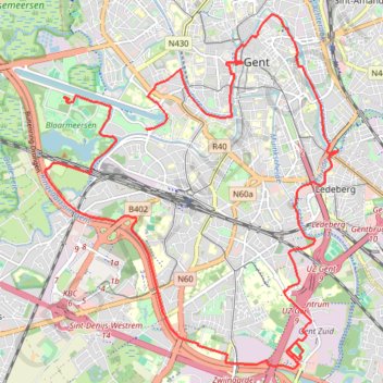 Itinéraire HM Gent2, distance, dénivelé, altitude, carte, profil, trace GPS