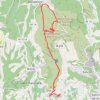 Itinéraire Mont chauve par la crete de Graus, distance, dénivelé, altitude, carte, profil, trace GPS