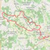 Itinéraire Jonzac boucles Seugne 31 kms, distance, dénivelé, altitude, carte, profil, trace GPS