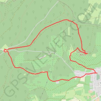 Itinéraire Forêt de Westhoffen, distance, dénivelé, altitude, carte, profil, trace GPS