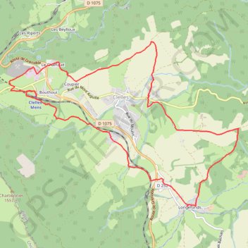 Itinéraire Autour de Clelles, distance, dénivelé, altitude, carte, profil, trace GPS