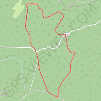 Itinéraire Sainte Barbe, dépôt de Merrains, distance, dénivelé, altitude, carte, profil, trace GPS