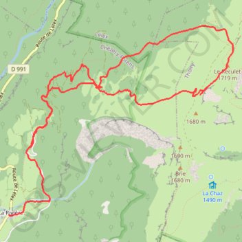 Itinéraire Sortie dans le Jura, distance, dénivelé, altitude, carte, profil, trace GPS