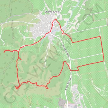 Itinéraire Lirac, Sainte Baume, distance, dénivelé, altitude, carte, profil, trace GPS