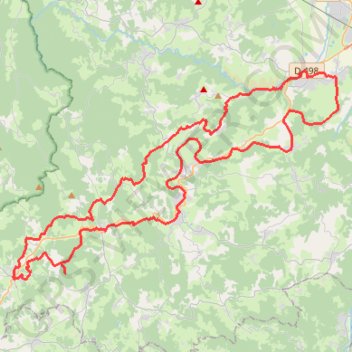 Itinéraire L'aventure du Rail : Ligne 79500 - Saint-Marcellin-en-Forez / Les Plantées, distance, dénivelé, altitude, carte, profil, trace GPS