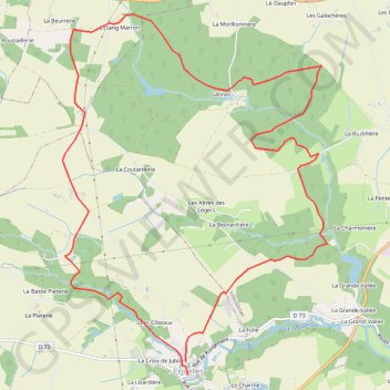 Itinéraire Crotelles, distance, dénivelé, altitude, carte, profil, trace GPS