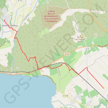 Itinéraire Berre - Cornillon, distance, dénivelé, altitude, carte, profil, trace GPS
