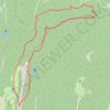 Itinéraire Le Bec de l'Orient depuis le Col de Montaud, distance, dénivelé, altitude, carte, profil, trace GPS