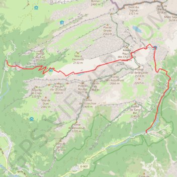 Itinéraire Sixt Samoens par refuge Vogealle, distance, dénivelé, altitude, carte, profil, trace GPS