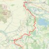 Itinéraire Vitry-le-François - Brienne-le-Château (Via Francigena), distance, dénivelé, altitude, carte, profil, trace GPS