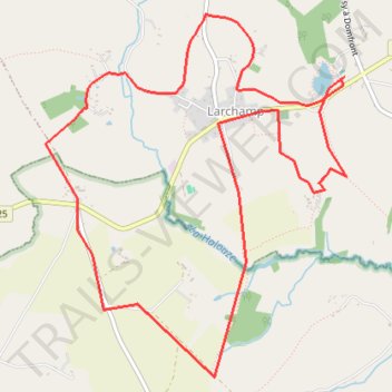 Itinéraire 1 - rando_9,5_km, distance, dénivelé, altitude, carte, profil, trace GPS