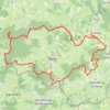 Itinéraire Les Serpentines - Trambly, distance, dénivelé, altitude, carte, profil, trace GPS