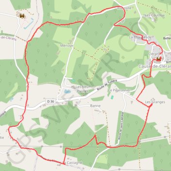 Itinéraire track, distance, dénivelé, altitude, carte, profil, trace GPS