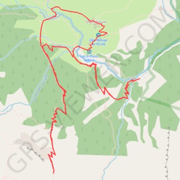Itinéraire Montée au lac Farravel, distance, dénivelé, altitude, carte, profil, trace GPS