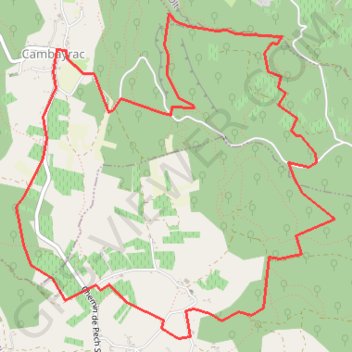 Itinéraire Rando Cambayrac, distance, dénivelé, altitude, carte, profil, trace GPS