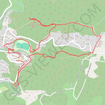 Itinéraire Circuit autour d'Entrecasteaux, distance, dénivelé, altitude, carte, profil, trace GPS