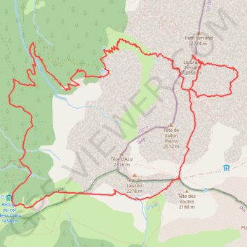 Itinéraire Grand Ferrand par les Charances (Dévoluy), distance, dénivelé, altitude, carte, profil, trace GPS