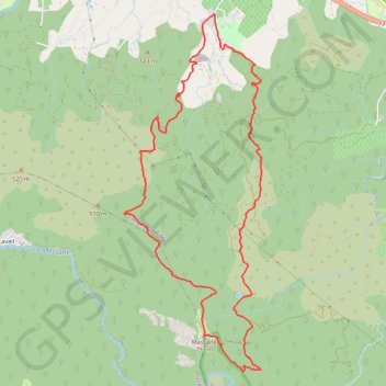 Itinéraire Torre de la Macana - Argelès-sur-Mer, distance, dénivelé, altitude, carte, profil, trace GPS