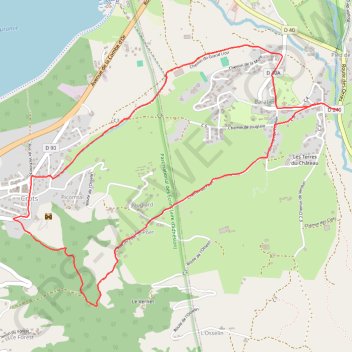 Itinéraire Boucle de la Mûre, distance, dénivelé, altitude, carte, profil, trace GPS