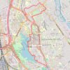 Itinéraire À la découverte de Créteil, distance, dénivelé, altitude, carte, profil, trace GPS