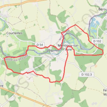 Itinéraire Avre de nature - Montigny-sur-Avre, distance, dénivelé, altitude, carte, profil, trace GPS