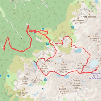 Itinéraire 4c-xbel-sitre, distance, dénivelé, altitude, carte, profil, trace GPS