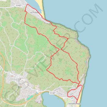 Itinéraire falfranqui, distance, dénivelé, altitude, carte, profil, trace GPS
