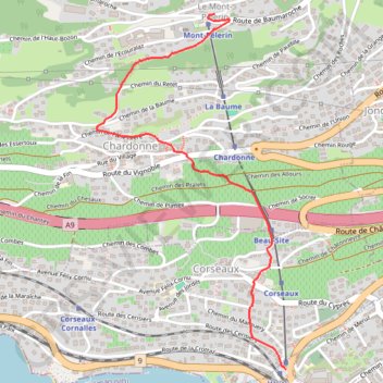 Itinéraire Swisstopo Route, distance, dénivelé, altitude, carte, profil, trace GPS