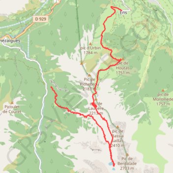Itinéraire Traversée par les lacs de Constatères, distance, dénivelé, altitude, carte, profil, trace GPS