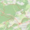 Itinéraire Étobon, distance, dénivelé, altitude, carte, profil, trace GPS