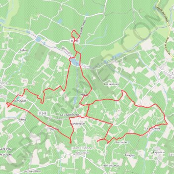 Itinéraire Table du Vigneron, distance, dénivelé, altitude, carte, profil, trace GPS