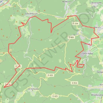 Itinéraire CDC-2016-VTT-59km, distance, dénivelé, altitude, carte, profil, trace GPS
