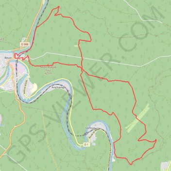 Itinéraire De Revin à "Terne à l'eau" par le Mont "Malgré tout", distance, dénivelé, altitude, carte, profil, trace GPS