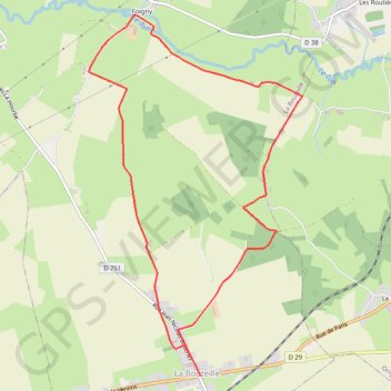 Itinéraire Abbaye de Foigny, distance, dénivelé, altitude, carte, profil, trace GPS