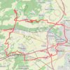 Itinéraire Châlons sur Vesle - Vrigny, distance, dénivelé, altitude, carte, profil, trace GPS