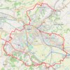 Itinéraire Philippides 2019, distance, dénivelé, altitude, carte, profil, trace GPS