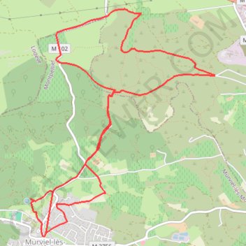 Itinéraire Murviel les Montpellier, distance, dénivelé, altitude, carte, profil, trace GPS
