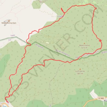 Itinéraire Les alentour du Mont Piveau, distance, dénivelé, altitude, carte, profil, trace GPS