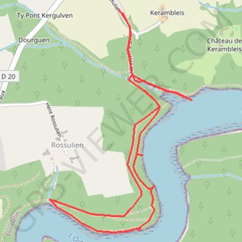 Itinéraire Balade familale au site des Vire-Court, distance, dénivelé, altitude, carte, profil, trace GPS