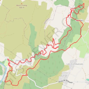 Itinéraire La Louyre, distance, dénivelé, altitude, carte, profil, trace GPS