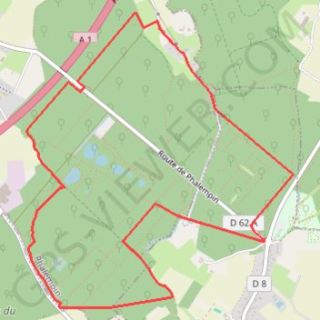 Itinéraire Forêt de Phalempin, distance, dénivelé, altitude, carte, profil, trace GPS