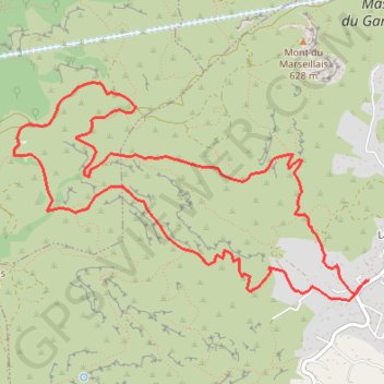 Itinéraire Le puits de l'Aroumi, distance, dénivelé, altitude, carte, profil, trace GPS