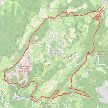 Itinéraire 20200515, distance, dénivelé, altitude, carte, profil, trace GPS