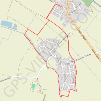 Itinéraire Saulon Barges, distance, dénivelé, altitude, carte, profil, trace GPS