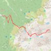 Itinéraire Pic Couttet SW (Belledonne), distance, dénivelé, altitude, carte, profil, trace GPS