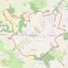 Itinéraire Quittimont, une église traditionnelle à clocher-mur - Pays de la vallée du Lot, distance, dénivelé, altitude, carte, profil, trace GPS