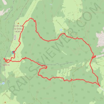 Itinéraire Raquettes ASM col de la Cochette 24/01/2026-23246610, distance, dénivelé, altitude, carte, profil, trace GPS