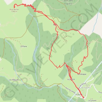 Itinéraire Saint nicolas la chapelle, distance, dénivelé, altitude, carte, profil, trace GPS