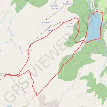Itinéraire Rando grand mont d'areches, distance, dénivelé, altitude, carte, profil, trace GPS