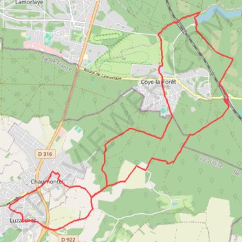 Itinéraire Le château de la Reine Blanche, distance, dénivelé, altitude, carte, profil, trace GPS